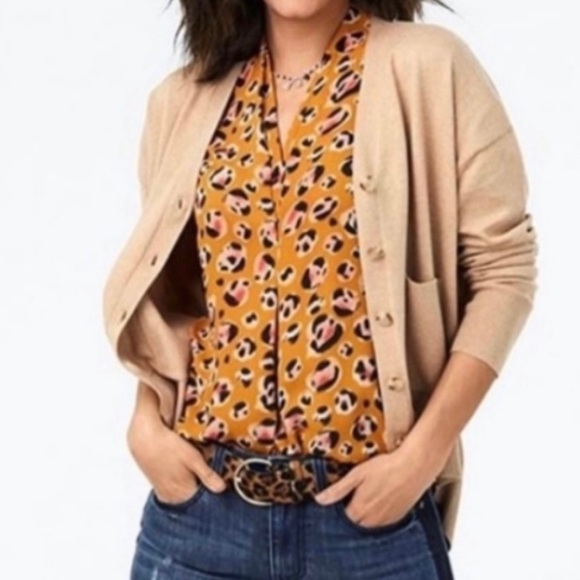 CAbi Tops - CABI The Prowl Sunset Leopard Pattern Top